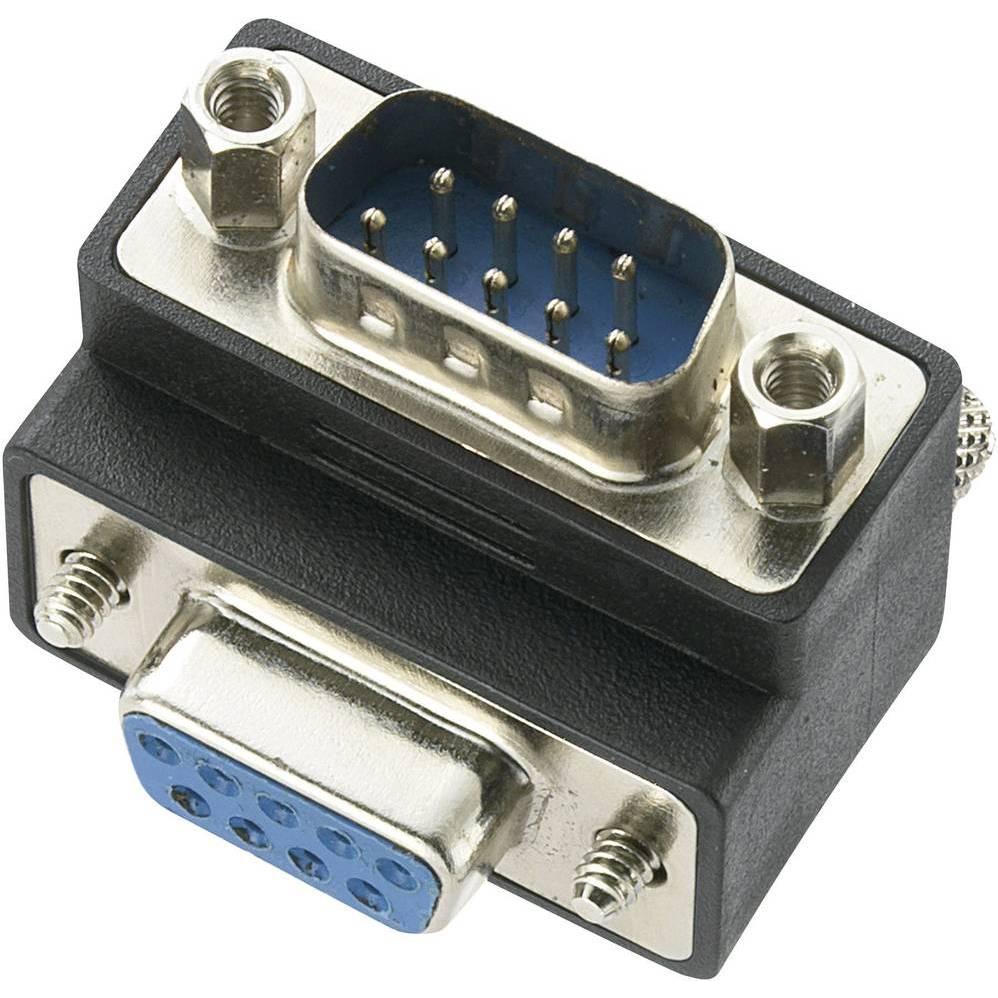 Renkforce Seriell RS232 Winkel-Adapter 90 ° Stecker auf Buchse (VGA), Video Kabel