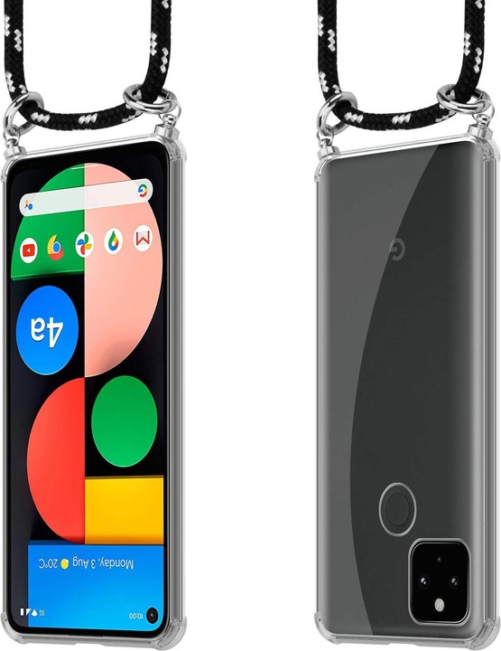 Produktbild Cadorabo TPU Handy Kette SILBER Cover