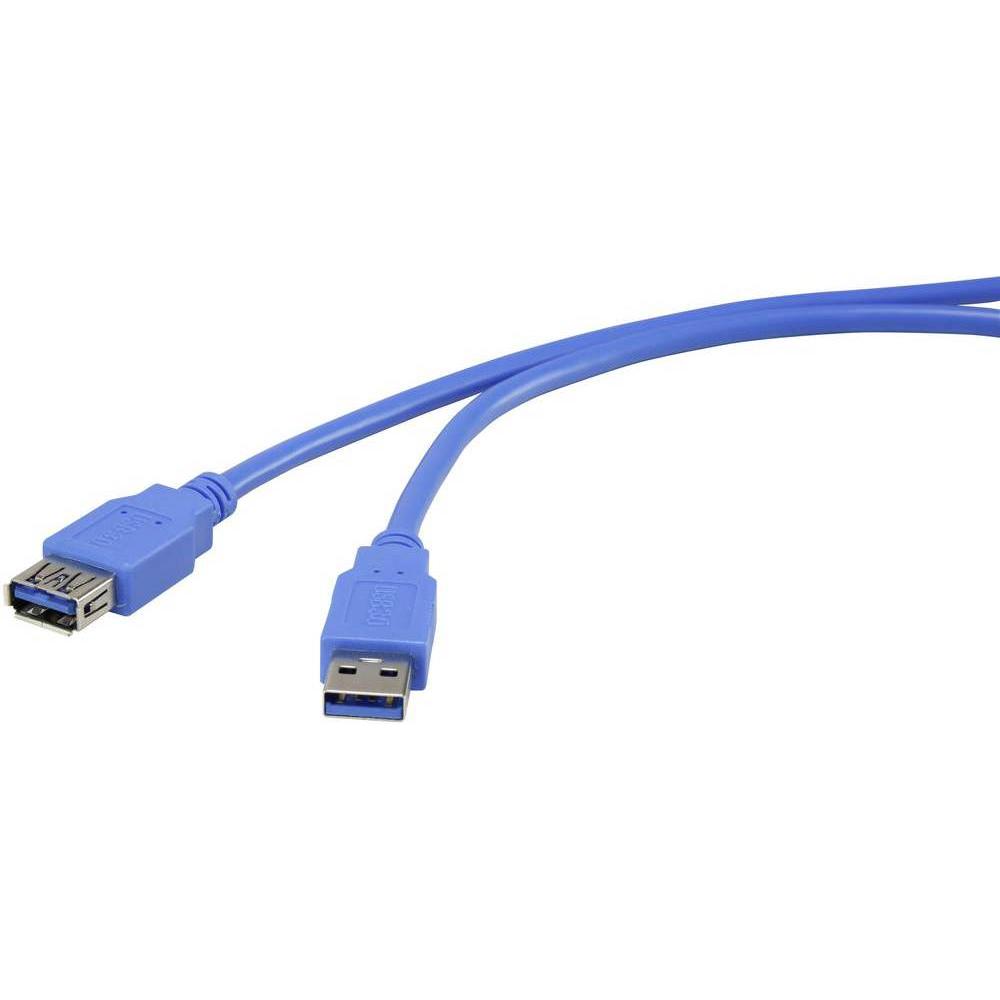 Renkforce USB 3 Verlängerungkabel A/A 1.8 m (1.80 m, USB 3.0), USB Kabel