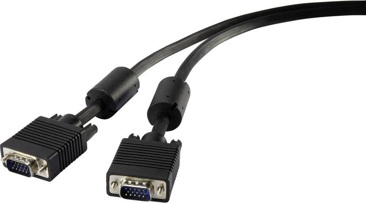 Renkforce SVGA-Monitorkabel mit Ferritkernen 5 m (5 m, VGA)