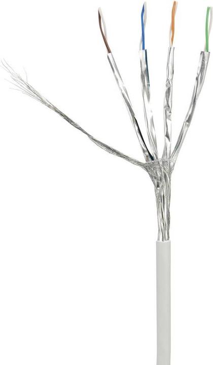 Actual product image Renkforce CAT6A (with CAT7 raw cable) S/FTP network cable 1 m (S/FTP, CAT6a, 1 m)