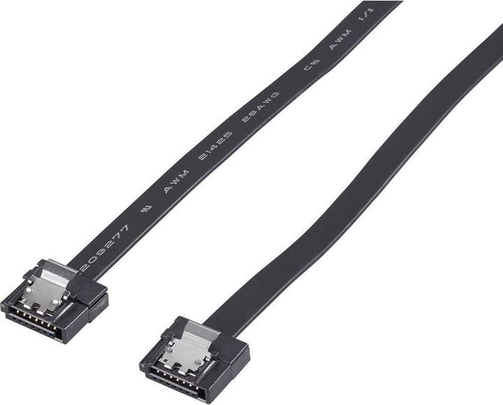 Renkforce SATA III Kabel (L-Typ) mit kurzem Stecker 0.5 m