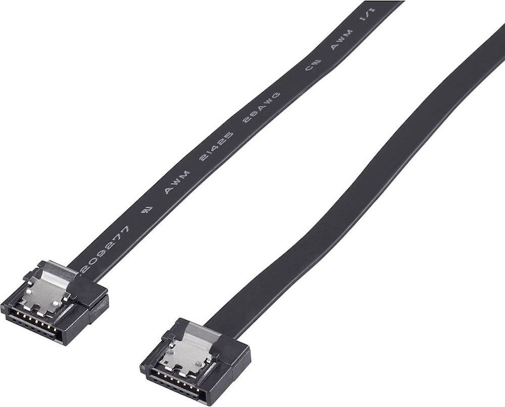 Renkforce SATA III cable (L-type) with short connector 0.5 m