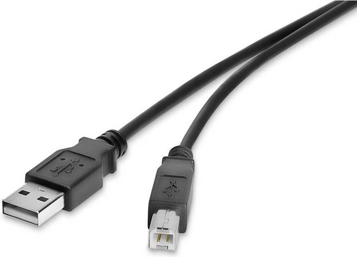 Actual product image Renkforce USB 2 connection cable A/B 0.5 m (0.50 m, USB 2.0, 2.50 W)