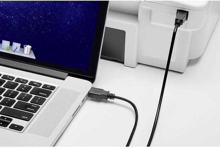 Actual product image Renkforce USB 2 connection cable A/B 0.5 m (0.50 m, USB 2.0, 2.50 W)