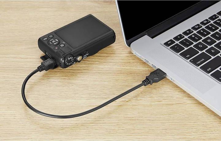 Actual product image Renkforce USB 2 connection cable A/Mini B 30 cm (0.30 m, USB 2.0, 2.50 W)