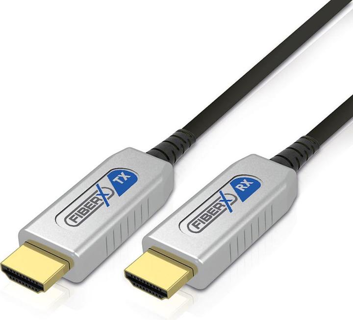 Actual product image Purelink FiberX Series - Active HDMI 4K Fibre Extender Cable Integrated - 100m (100 m, HDMI)