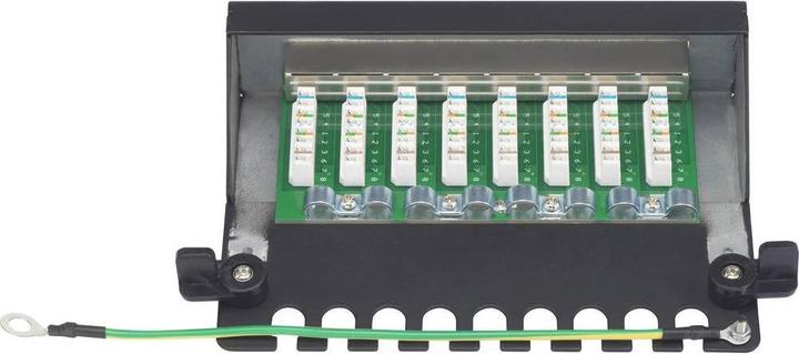 Actual product image Renkforce 8 port network patchbox 25.4 cm (10") CAT 6a 1 U