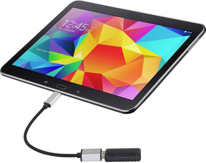 Produktbild Renkforce USB 3.1 (Gen 1) Anschlusskabel A/USB-C 0.15 m (0.15 m, USB 3.2 Gen 1)