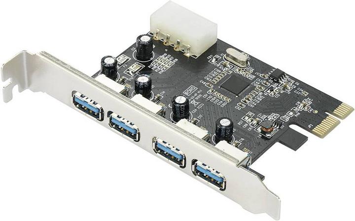Renkforce Carte 4 ports USB 3 PCI-Express - 4x externe