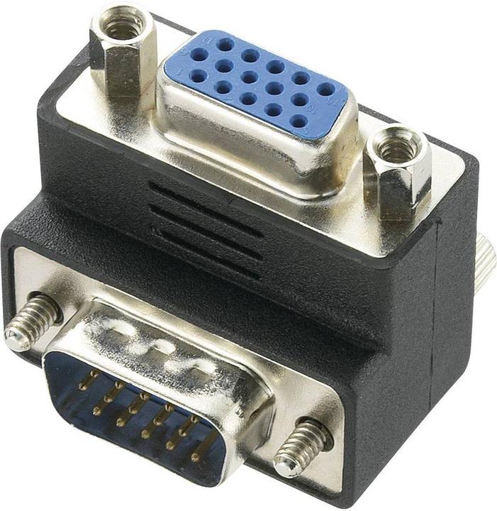 Produktbild Renkforce VGA Winkel-Adapter Stecker auf Buchse 90 ° (VGA, 14.10 cm)