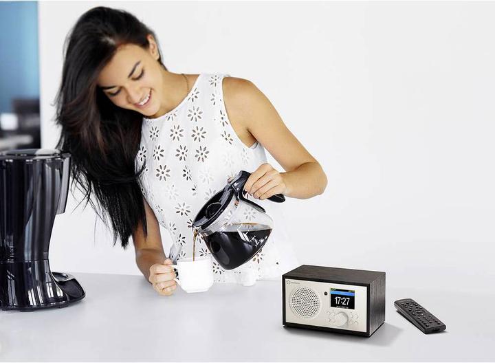 Produktbild Renkforce Internet Radio Bluetooth, AUX, WLAN, DLNA-fähig, tragbar mit Akku (Internetradio, Bluetooth, WLAN)