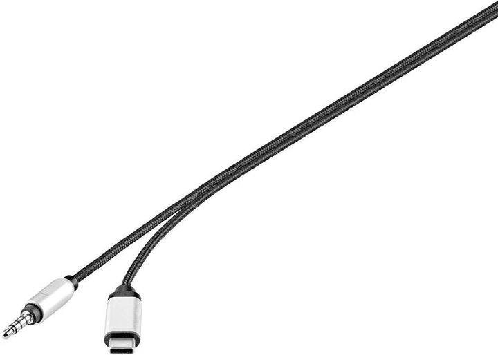 Produktbild Renkforce USB-C auf 3.5 mm Klinke-Kabel (1.20 m, 3.5mm Klinke (AUX))