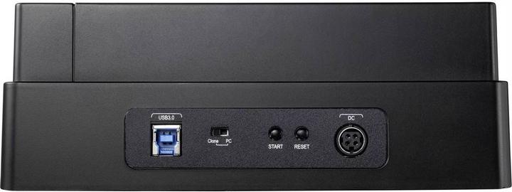 Actual product image Renkforce 2.5 3.5-inch USB 3.2 HDD docking station, 4 ports, with cloning from 1 to 3 (Docking port (proprietary))