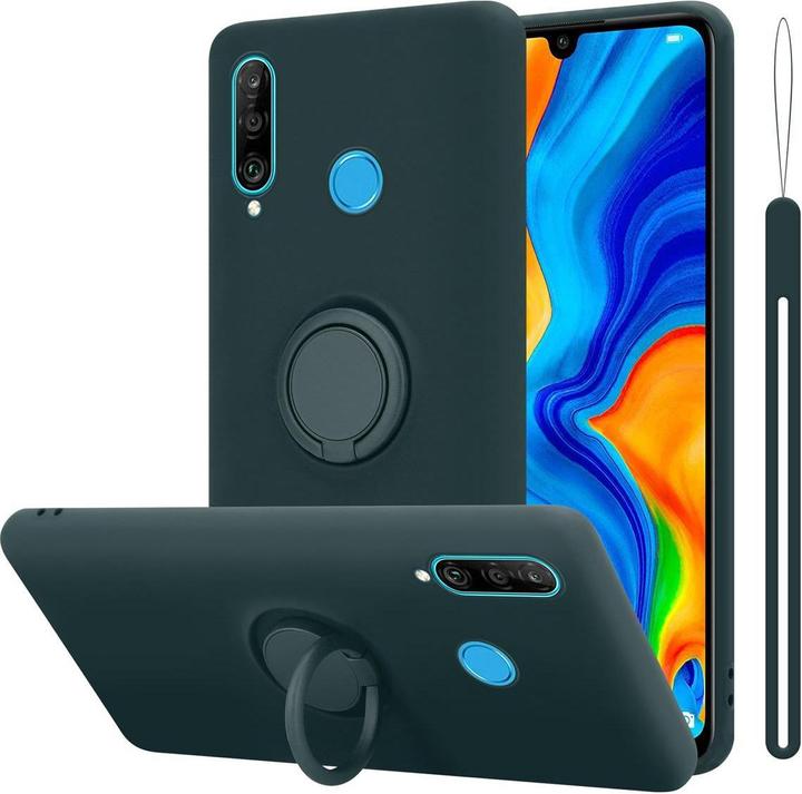 Actual product image Cadorabo TPU Liquid Ring Silicone Case Cover (Huawei P30 Lite)