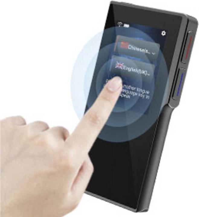 Produktbild Renkforce multilingualer Wi-Fi-Sprachübersetzer 70 Sprachen (Akku, Netzbetrieb)