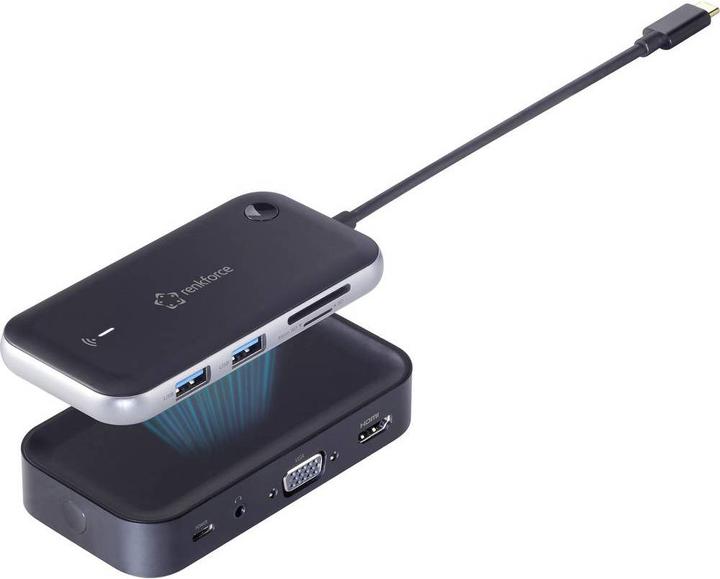 Image du produit Renkforce Hub USB-C pour le transfert d'images sans fil (USB-C, 2 Ports)