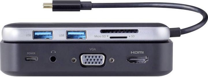 Image du produit Renkforce Hub USB-C pour le transfert d'images sans fil (USB-C, 2 Ports)