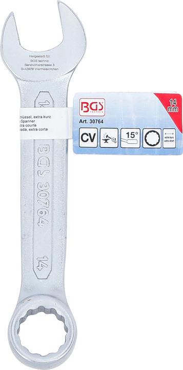 Actual product image BGS Combination Spanner extra short 14 mm (14 mm)