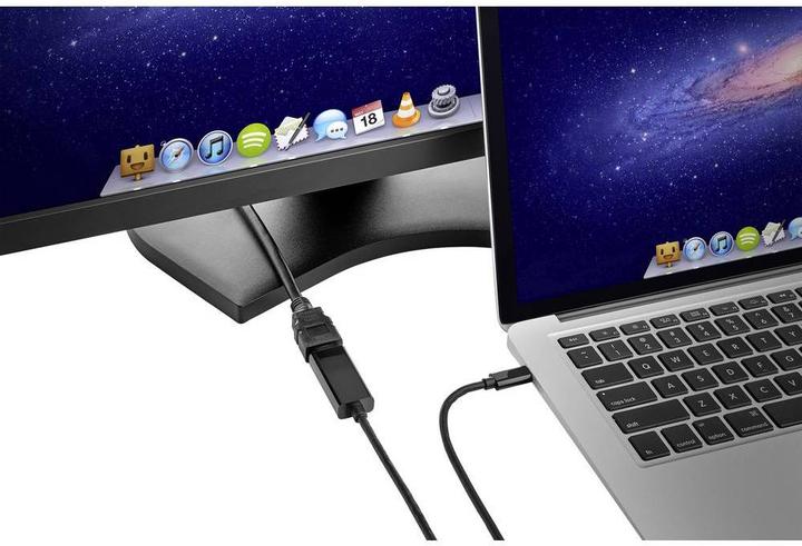 Actual product image Renkforce USB-C to HDMI connection cable 1.8 m (1.80 m, HDMI)