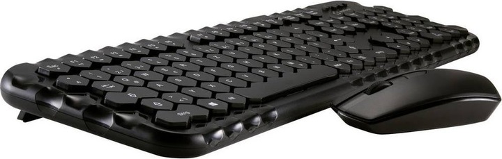 Produktbild Renkforce RF-KMC-500 Kabelloses Tastatur- und Maus-Set 2.4 GHz (DE, Kabellos)