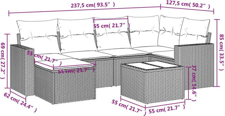 Produktbild vidaXL Coline