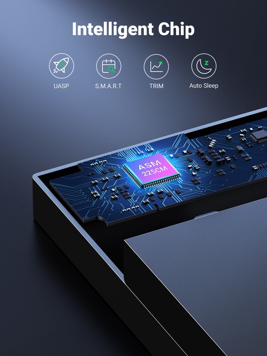 Actual product image Ugreen HDD Hard disk drive (3.5", 2.5")