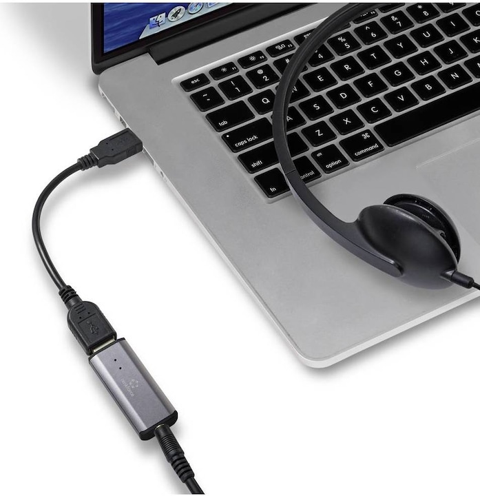 Produktbild Renkforce USB Bridge USB Kopfhörer DAC USB Audio DAC 24-bit/96kHz (USB-DAC)
