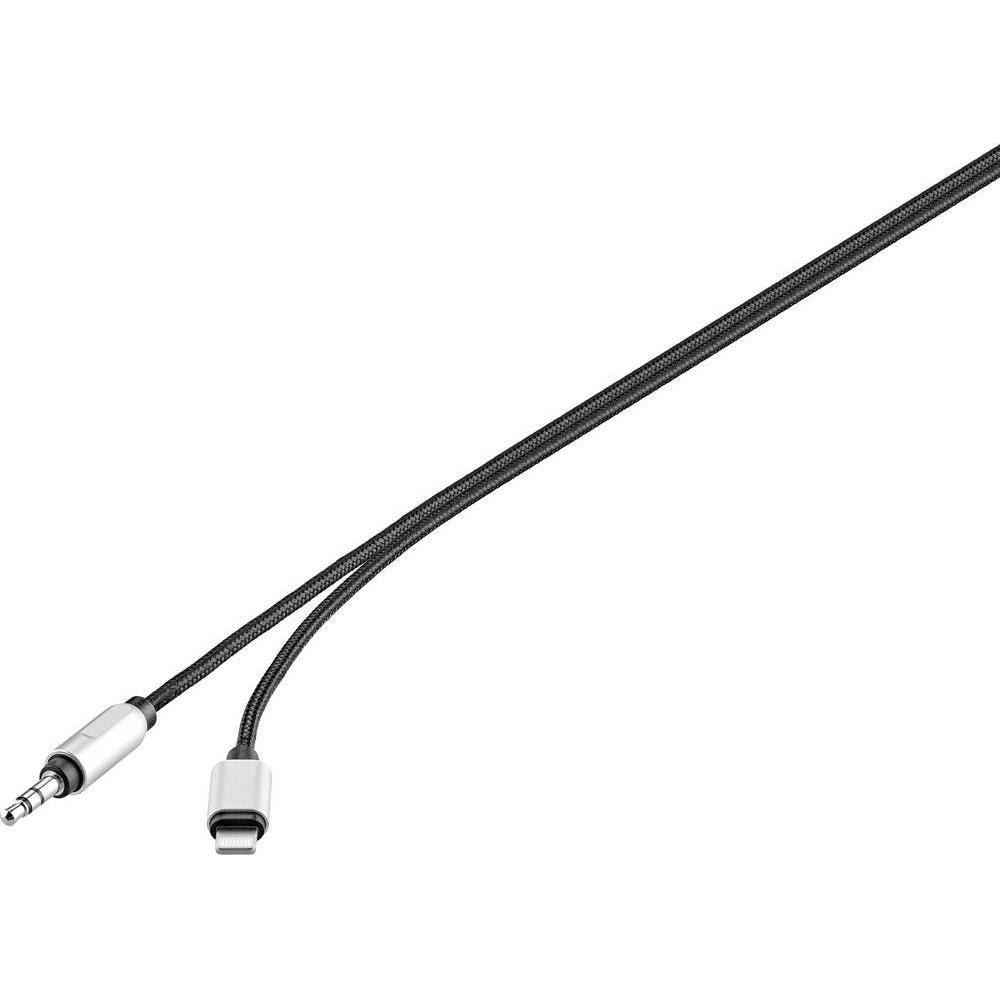 Renkforce Lightning auf 3.5 mm Klinke-Kabel (1.20 m, 2.5mm, Lightning), Audio Kabel
