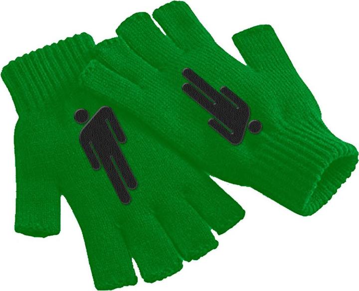 Actual product image Universal Textiles Unisex Adult Blohsh Logo Beanie & Gloves Set