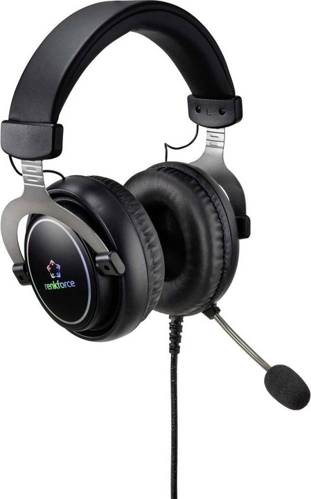 Actual product image Renkforce Gaming Headset RF GH 300 USB corded over ear (Cable)