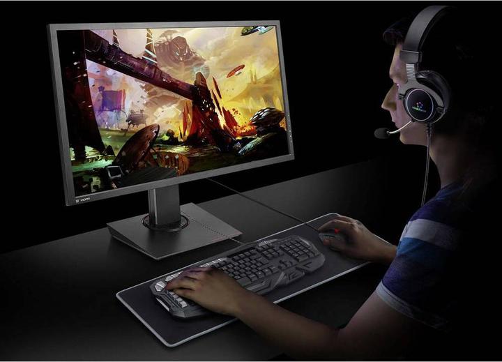 Produktbild Renkforce Gaming Headset USB schnurgebunden 7.1 Surround Over Ear Black, mit LED (Kabelgebunden)