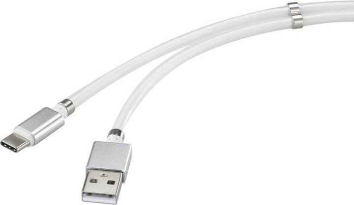 Actual product image Renkforce USB 2 connection cable (2 m, USB 2.0, 12 W)