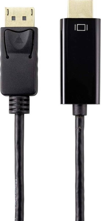 Produktbild Renkforce DisplayPort auf HDMI Anschlusskabel 1 m (1 m, HDMI, DisplayPort)