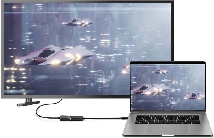 Immagine prodotto Renkforce Adattatore USB-C, ad esempio per Surface e altri dispositivi (0.14 m, DisplayPort, 1.2)