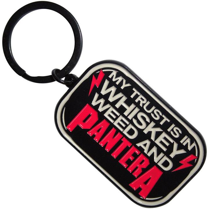 Actual product image Pantera Whiskey Keyring