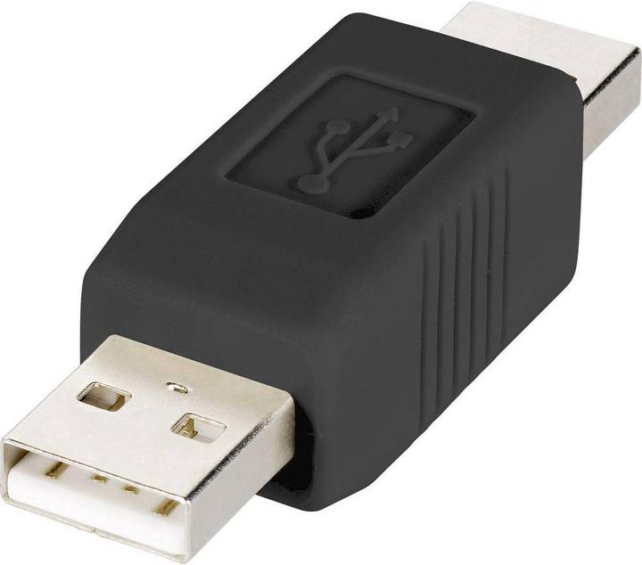 Actual product image Renkforce USB 2 adapter A plug/A plug (USB 2.0, 2.50 W)