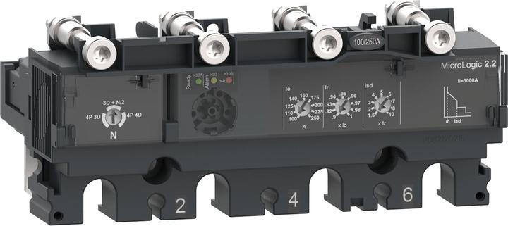 Immagine prodotto Schneider Electric Relè di corrente MicroLogic 2.2 per interruttore automatico ComPacT NSX 250, elettronico, B