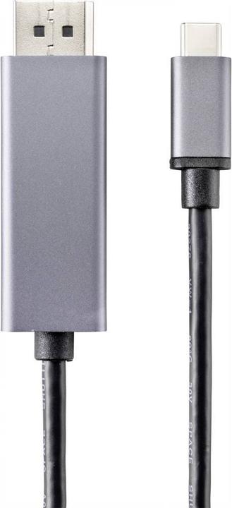 Produktbild Renkforce DisplayPort – USB Typ C (1 m, DisplayPort, USB Typ C)