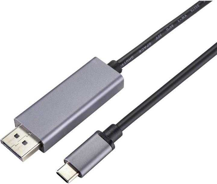 Produktbild Renkforce DisplayPort – USB Typ C (1 m, DisplayPort, USB Typ C)