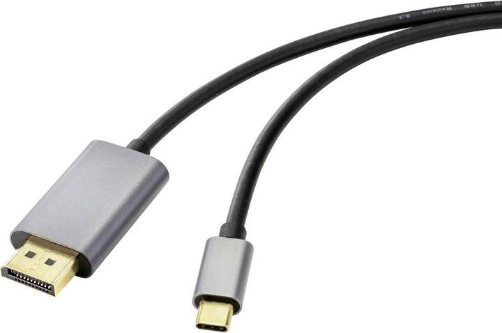 Immagine prodotto Renkforce Cavo di collegamento da USB C a Displayport 8K, 2 m (2 m, DisplayPort, 1.4)