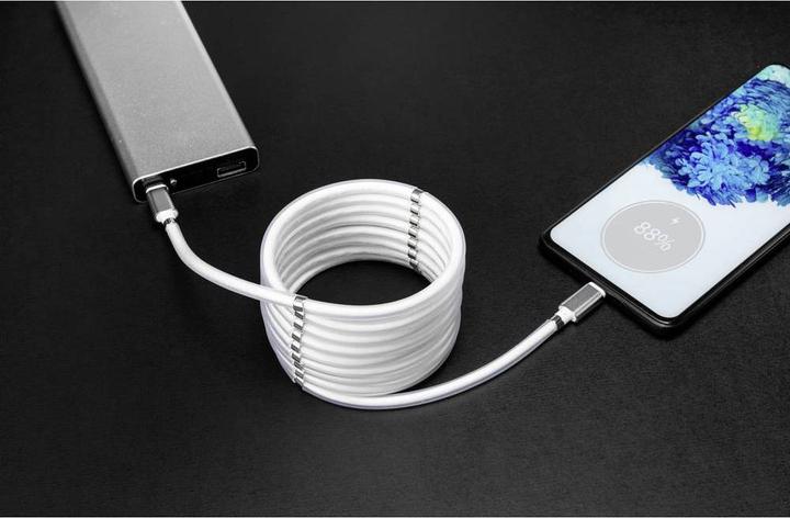 Produktbild Renkforce USB Anschlusskabel 2 m magnetisch (2 m, USB 2.0, 10 W)