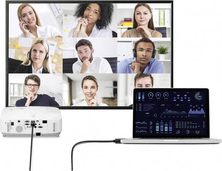 Produktbild Renkforce DisplayPort-Kabel (1 m, DisplayPort, HDMI, 1.2)
