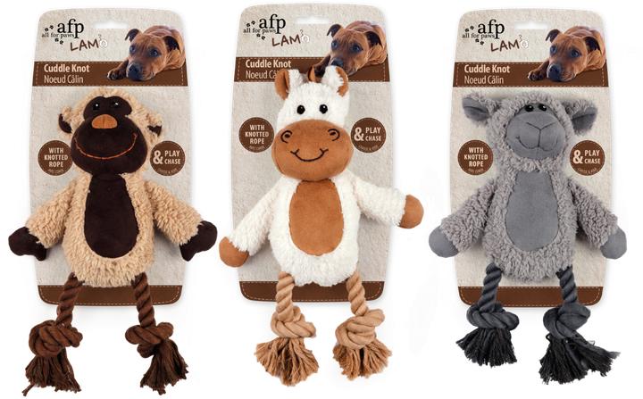 Image du produit All for Paws AFP Lambswool-Cuddle Knot (Jouet en peluche chien)