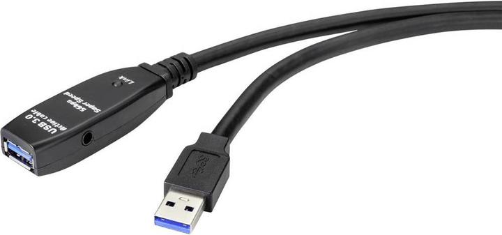 Renkforce USB 3 extension cable 5 m (5 m, USB 3.2 Gen 1)