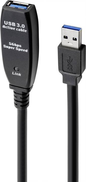 Produktbild Renkforce USB 3 Verlängerungskabel 5 m (5 m, USB 3.2 Gen 1)