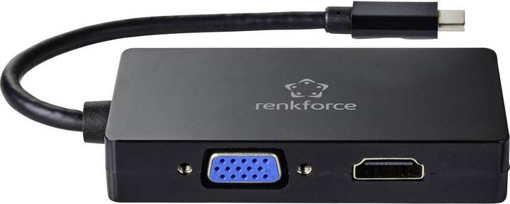 Produktbild Renkforce TV, Monitor Adapter (USB Typ-C, DVI, VGA, HDMI)