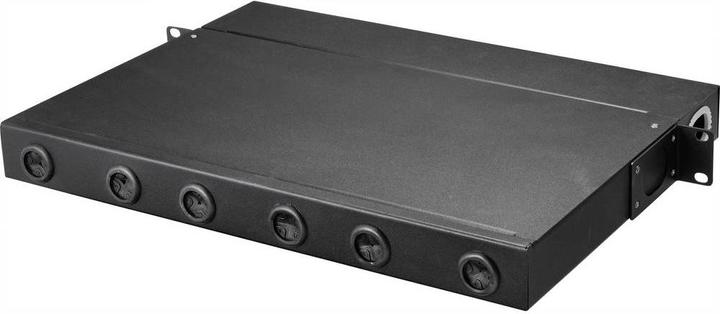Image du produit Renkforce Panneau de brassage modulaire, FO/MPO ou MTP et RJ45/coax, 1 UH, 19"³. (Trou de câble, 31.13 cm)