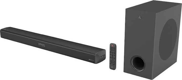 Produktbild Renkforce 2.1 Soundbar mit Funk-Subwoofer (120 W, 2.1 Kanal)