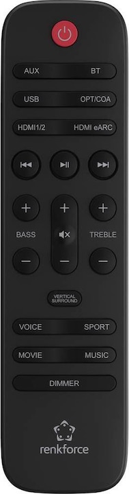 Produktbild Renkforce 2.1 Soundbar mit Funk-Subwoofer (120 W, 2.1 Kanal)